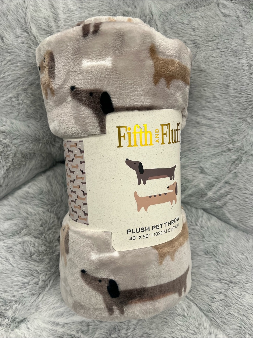 Dachshund Doxie Pet plush blanket - Picture 2 of 4